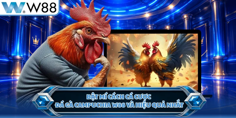Bật mí cách cá cược đá gà Campuchia W88 và hiệu quả nhất 