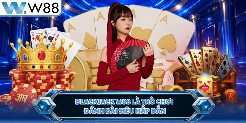 Blackjack W88 là trò chơi đánh bài siêu hấp dẫn