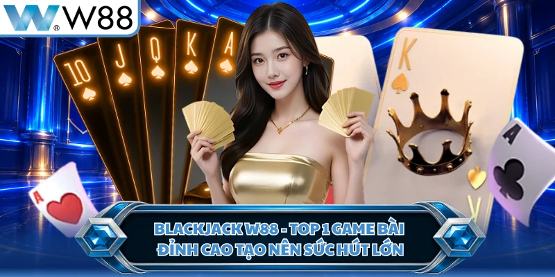 Blackjack W88 - Top 1 Game Bài Đỉnh Cao Tạo Nên Sức Hút Lớn
