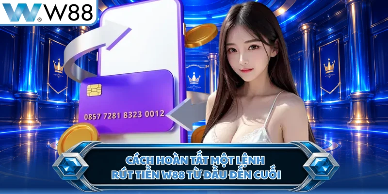 Cách hoàn tất một lệnh rút tiền W88 từ đầu đến cuối