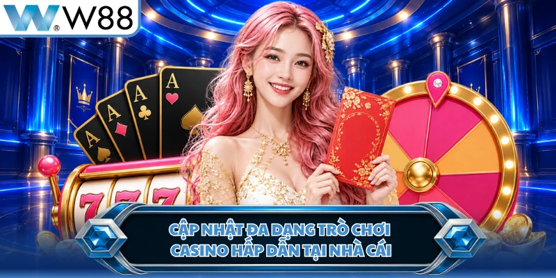 Cập nhật đa dạng trò chơi casino hấp dẫn tại nhà cái