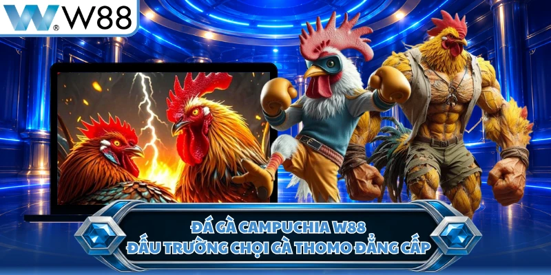Đá Gà Campuchia W88 - Đấu Trường Chọi Gà Thomo Đẳng Cấp