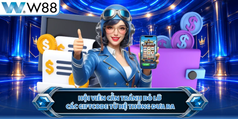 Hội viên cần tránh bỏ lỡ các giftcode từ hệ thống đưa ra
