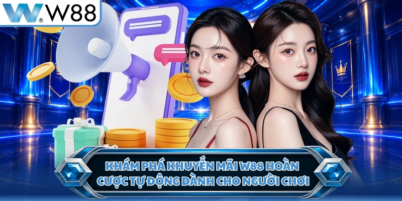 Khám phá khuyến mãi W88 hoàn cược tự động dành cho người chơi