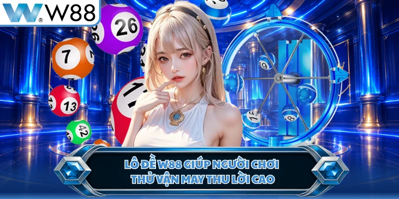 Lô đề W88 giúp người chơi thử vận may thu lời cao